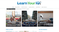 Desktop Screenshot of learn-your-iq.com