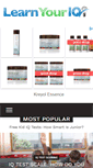 Mobile Screenshot of learn-your-iq.com